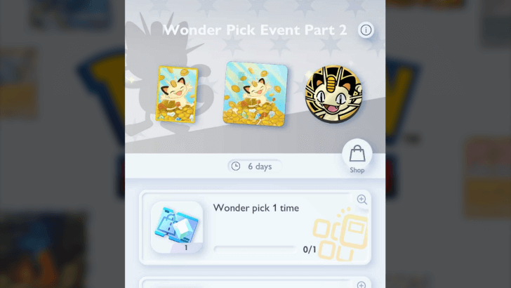 Pokemon TCG Pocket - Wonder Pick Event Part 2 Missions