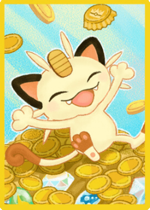 Pokemon TCG Pocket - Meowth Card Sleeve