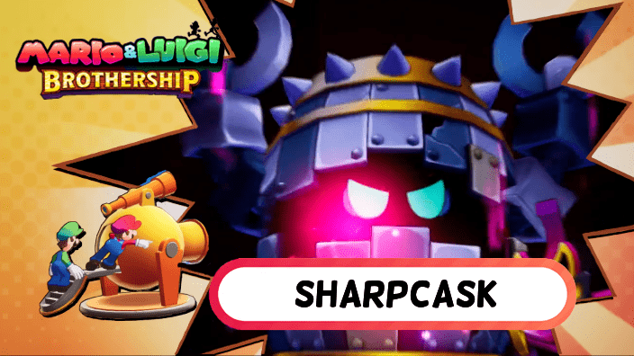 Mario & Luigi Brothership - How  to Defeat Sharpcask