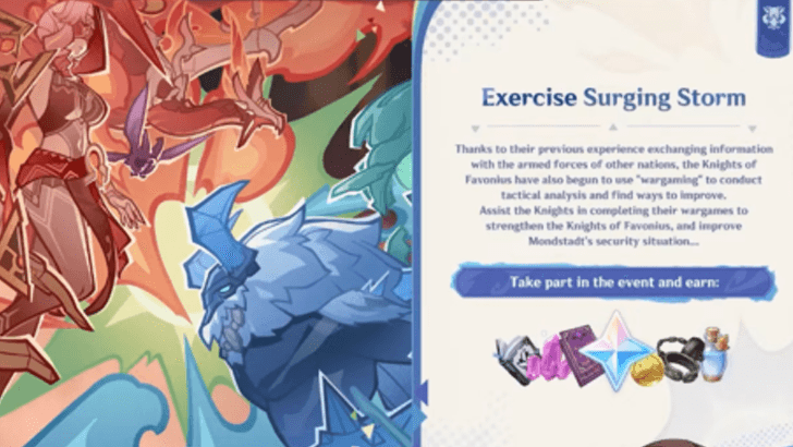 Genshin Impact - Exercise Surging Storm