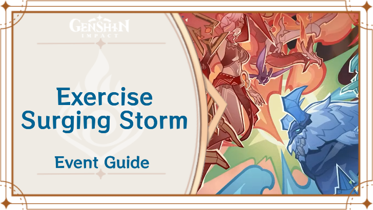 Genshin Impact - Exercise Surging Storm Event Guide
