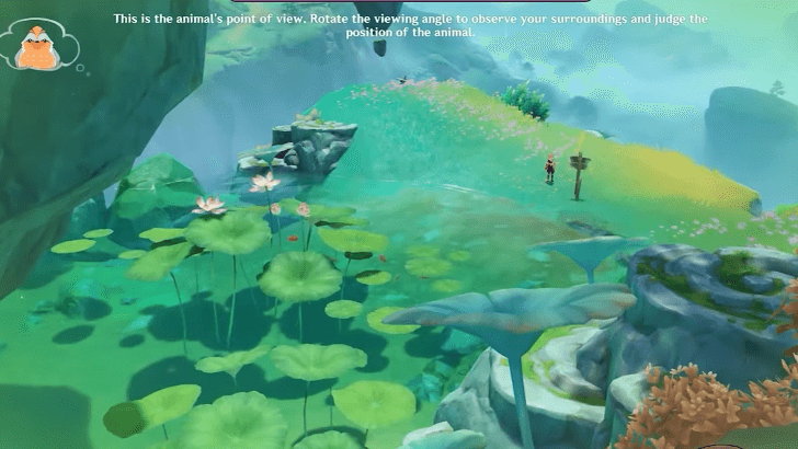 Genshin Impact - Use the Gadget to See the Animals’ Point of View