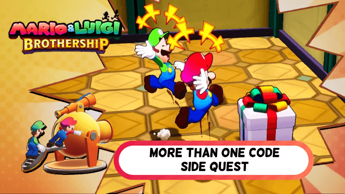 Mario & Luigi Brothership More Than One Code Side Quest Walkthrough
