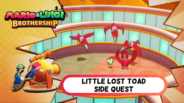 Mario and Luigi Brothership - Little Lost Toad Side Quest