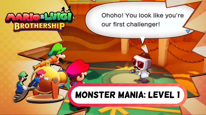 Mario & Luigi Brothersip - Monster Mania Level 1
