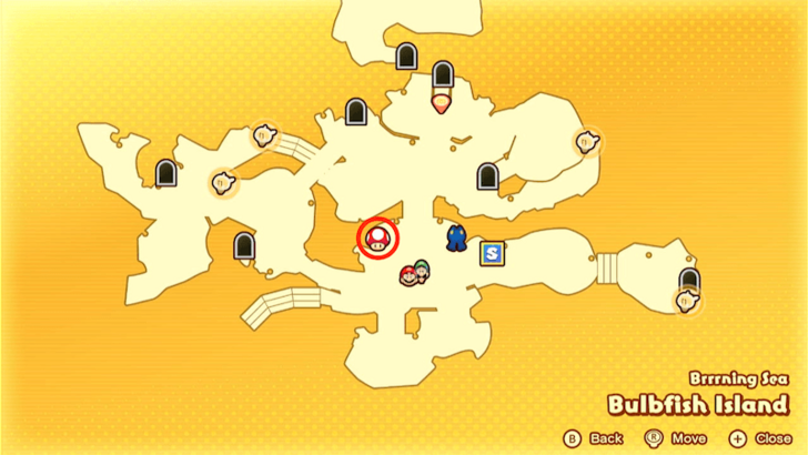 MLB Bulbfish Item Shop Map