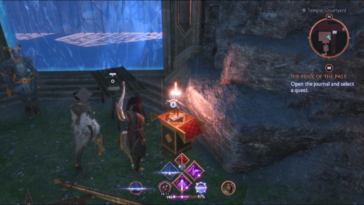 Temple Courtyard Candlehop