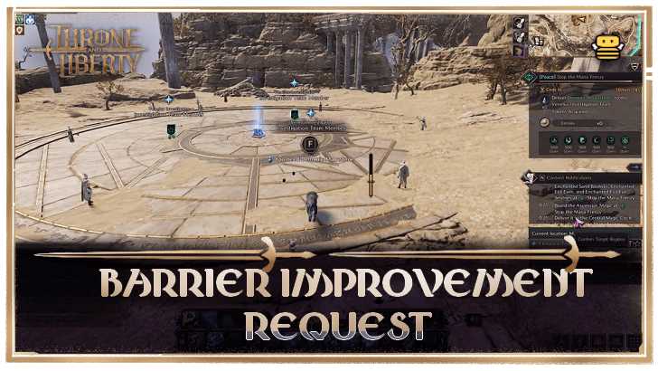 Throne and Liberty (TL) - Barrier Improvement Request Banner