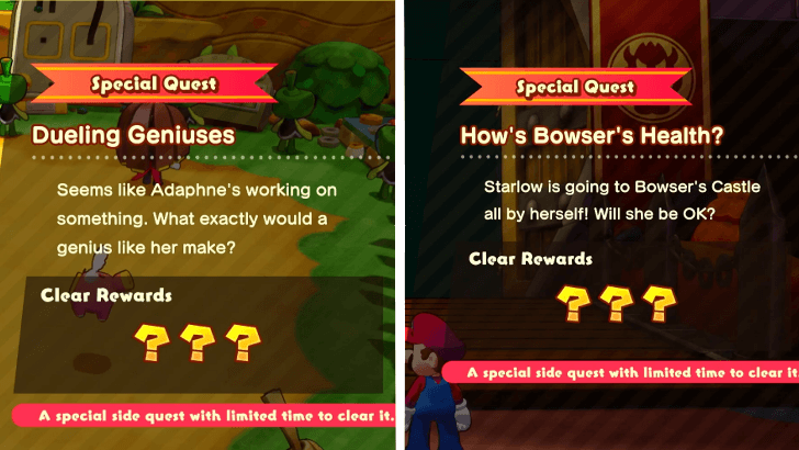Mario & Luigi Brothership Either Choice Unlocks the Same Special Quests