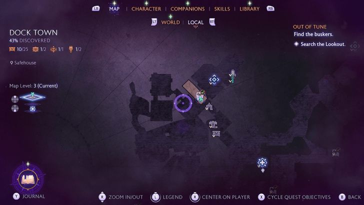 Reptile Recurve Location