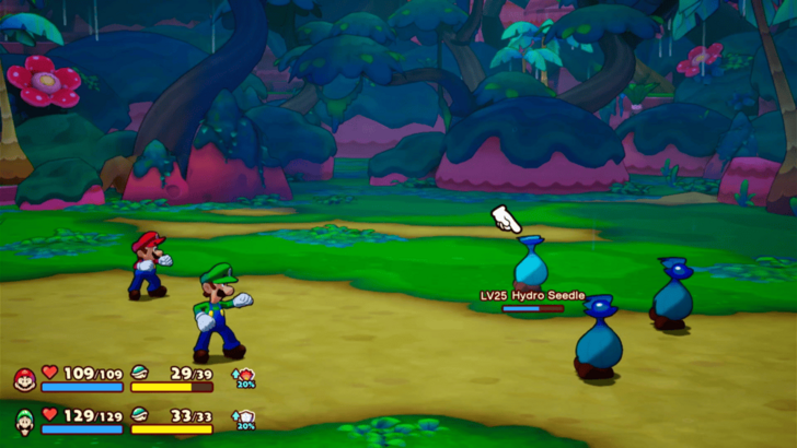 Target the Hydro Seedle with Reduced HP