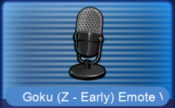 Goku (Z - Early) Emote Voiceover Set