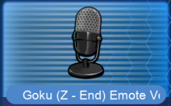 Goku (Z - End) Emote Voiceover Set