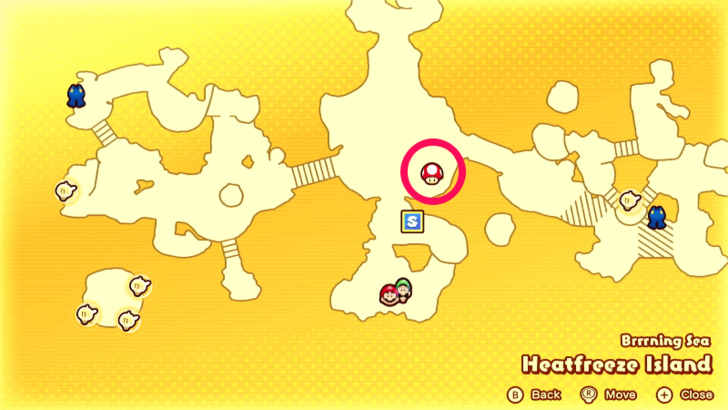 Heatfreeze Island Item Shop Map