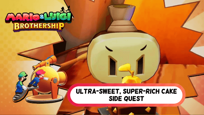 Mario Luigi Brothership - Ultra Sweet Super Rich Cake Side Quest