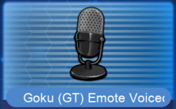 Goku (GT) Emote Voiceover Set