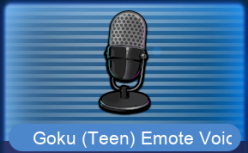 Goku (Teen) Emote Voiceover Set