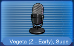 Vegeta (Z - Early) Super Saiyan Emote Voiceover Set