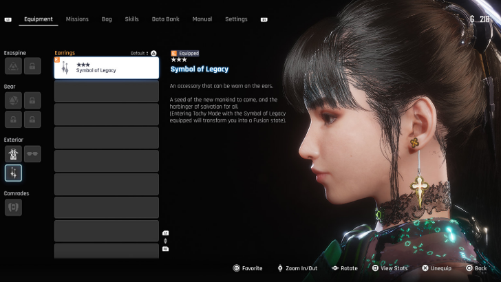 Stellar Blade - Symbol of Legacy Earrings