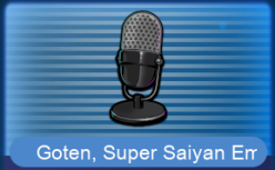 Goten Super Saiyan Emote Voiceover Set