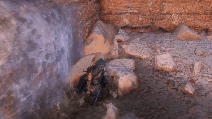 Near the Bottom of a Waterfall