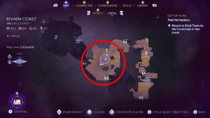 Clifftops Brazier Map Location.png