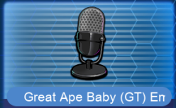Great Ape Baby (GT) Emote Voiceover Set