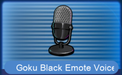 Goku Black Emote Voiceover Set