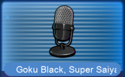 Goku Black Super Saiyan Rose Emote Voiceover Set