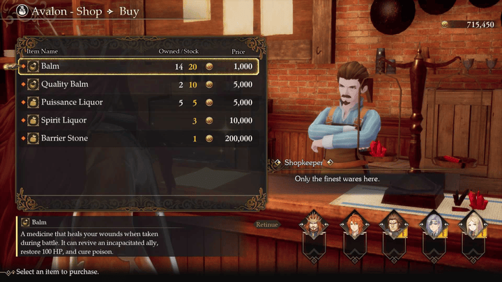 Romancing Saga 2 - Stock up on Items