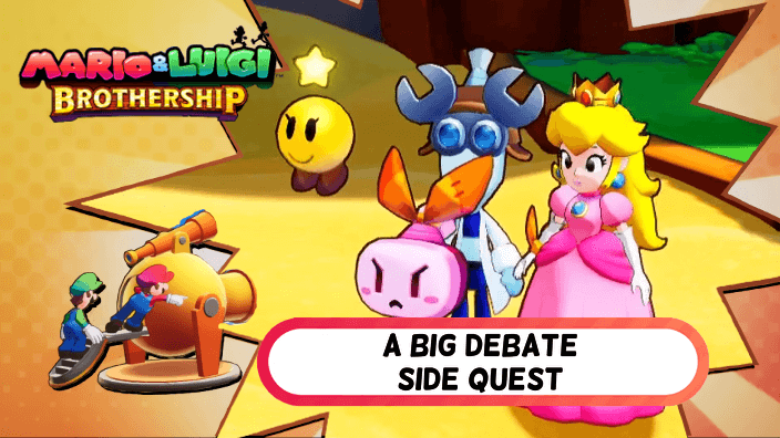 Mario Luigi Brothership - A Big Debate Side Quest