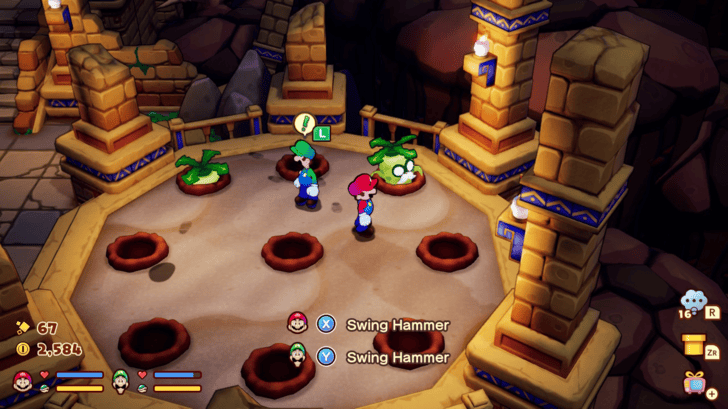 Northwest of the Second Item and Gear Shop