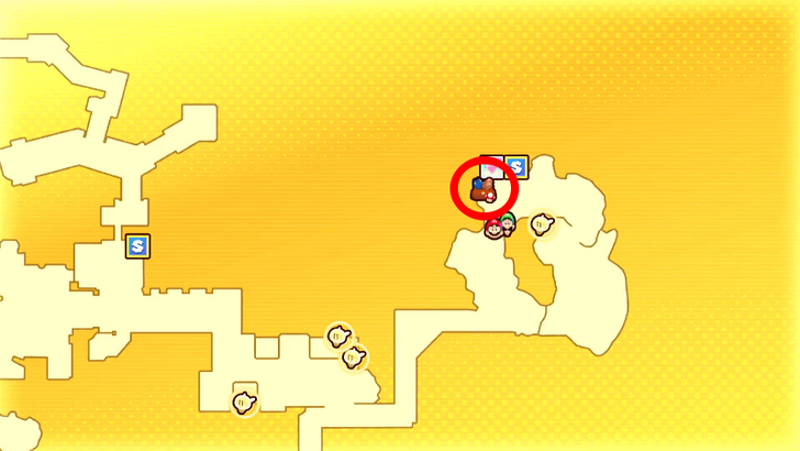 Offandon Island Item and Gear Shop Map