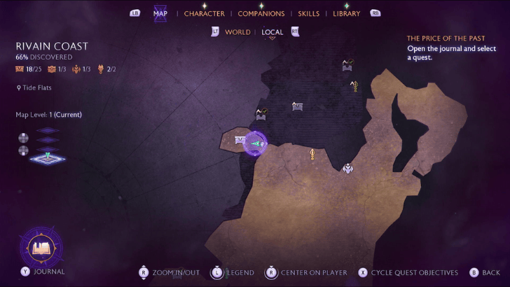 Tide Flats Puzzle Brazier 4 Map