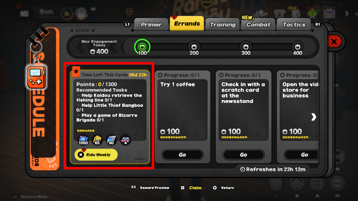 Ridu Weekly in the Compendium