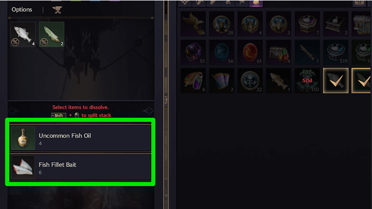 Throne and Liberty Dissolving Fish for Bait