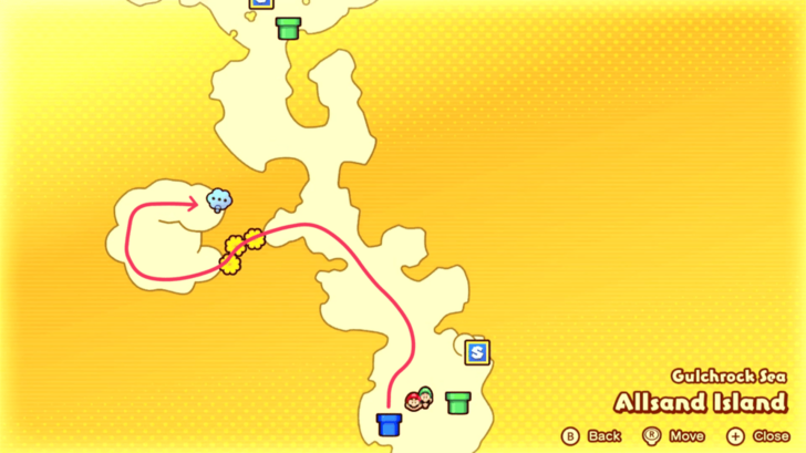 The Fossil and the Bones Start Map Allsand Island