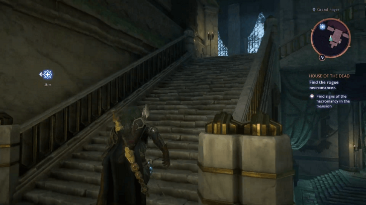 Blackthorne Manor - Entrance Left Stairs