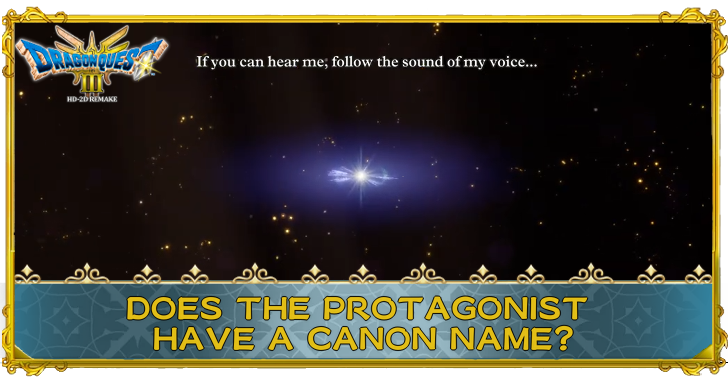 Dragon Quest 3 - Does the Protagonist Have a Canon Name