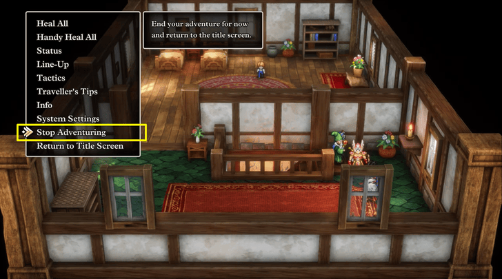 Dragon Quest 3 - Regular Save Option