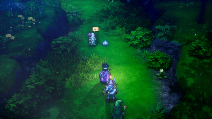 Monty and a Friendly Slime