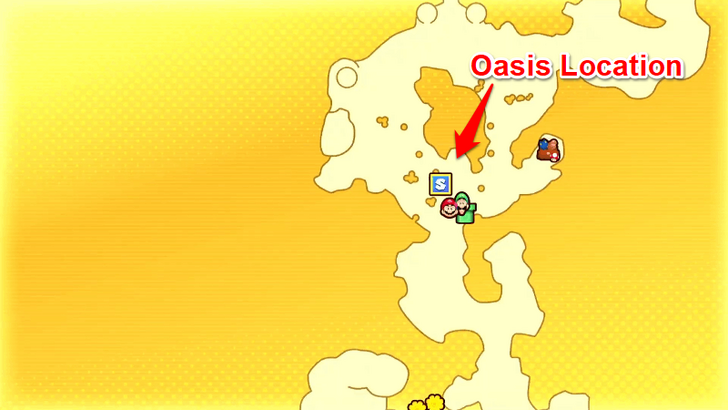 Allsand Oasis Map