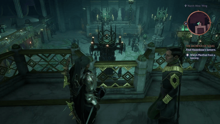 Main Hall Balcony Overlooking the Party