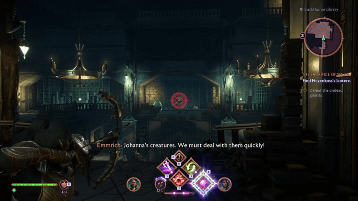 Defeat the Undead Guards - Blackthorne Library