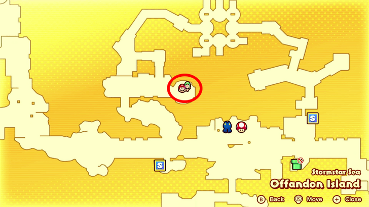 Grampy Turnip Offandon Island Map