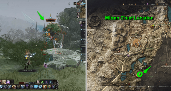 Throne and Liberty (TL) - Mitran Chief Location