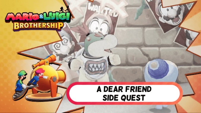 Mario and Luigi Brothership - A Dear Friend Side Quest