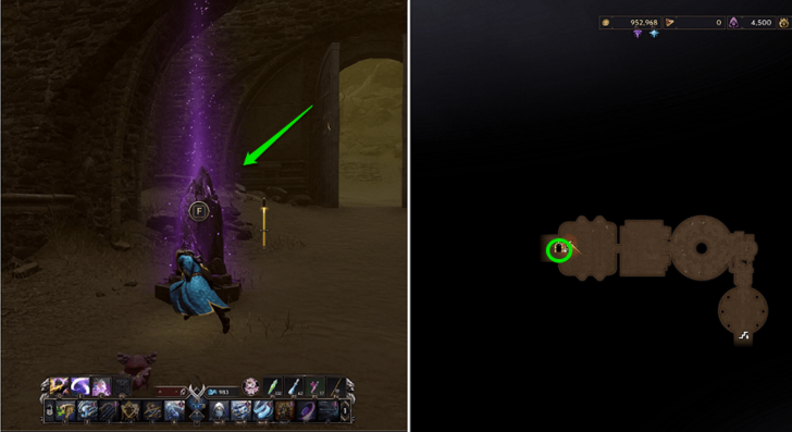 Throne and Liberty (TL) - Temple of Sylaveth Waypoint 1F