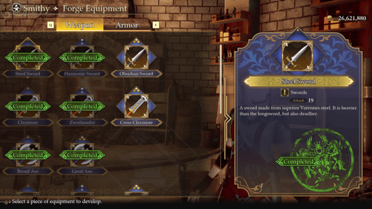 Romancing Saga 2 Revenge of the Seven - Smithy