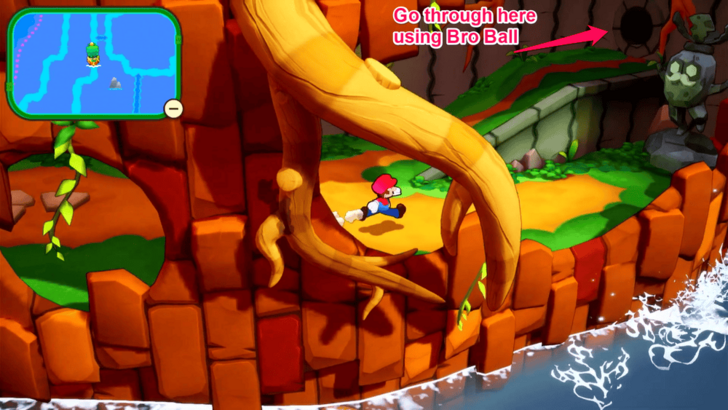 Use Bro Ball to Get to the Area With the Fortune Teller